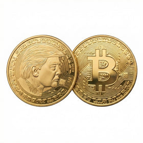 TRUMP FIRST EDITION GOLD BITCOIN COIN thumbnail 3